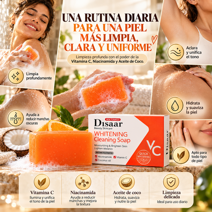 Jabón Limpiador Blanqueador Vitamina C